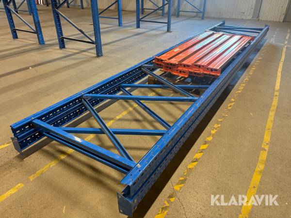 Pallställage Nordverk M80 med 2-pallsbalkar och nätbalkar