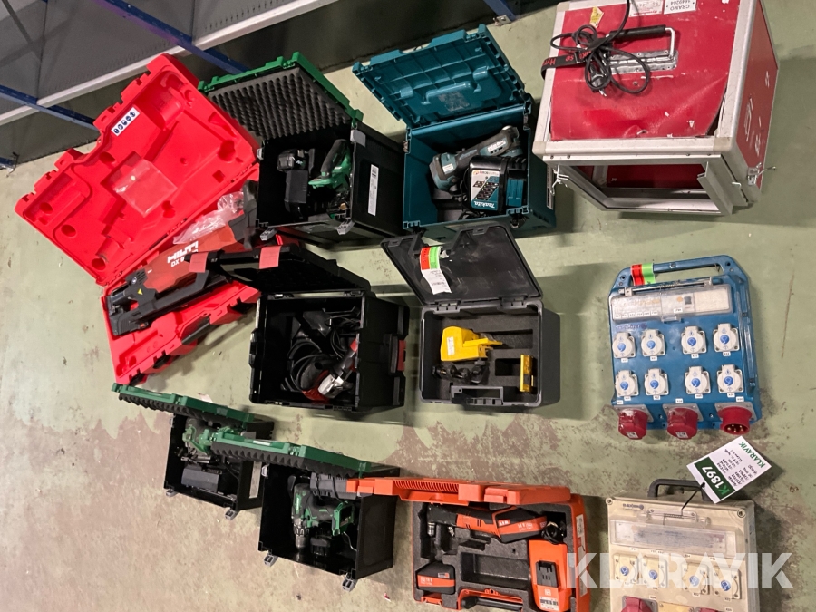 Blandade handverktyg, elcentral 11st