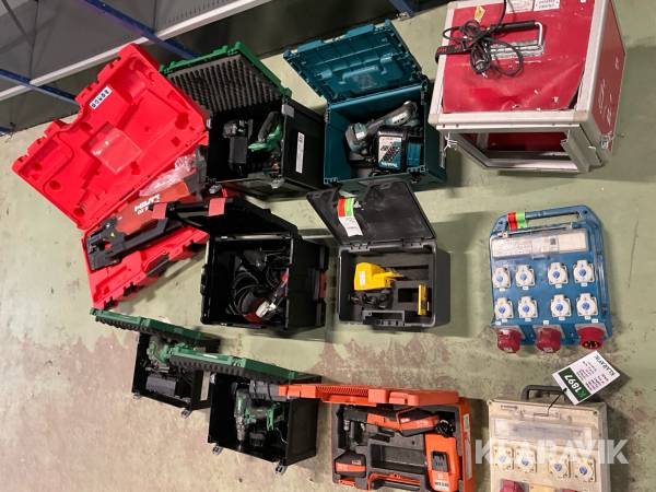 Blandade handverktyg, elcentral 11st