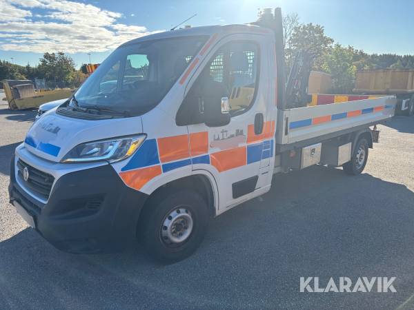 Flakbil Fiat Ducato EH L3 med kran