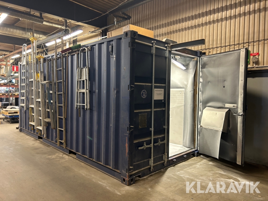 Blästercontainer Norclean med återvinning