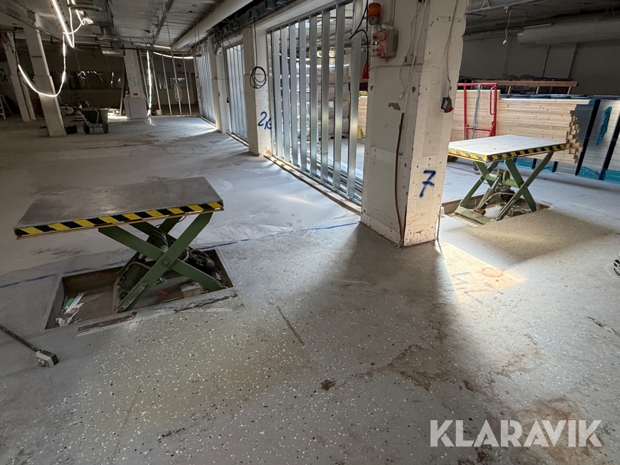 Hydrauliskt Saxliftsbord 2st Marco