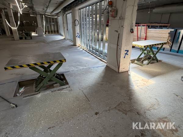 Hydrauliskt Saxliftsbord 2st Marco