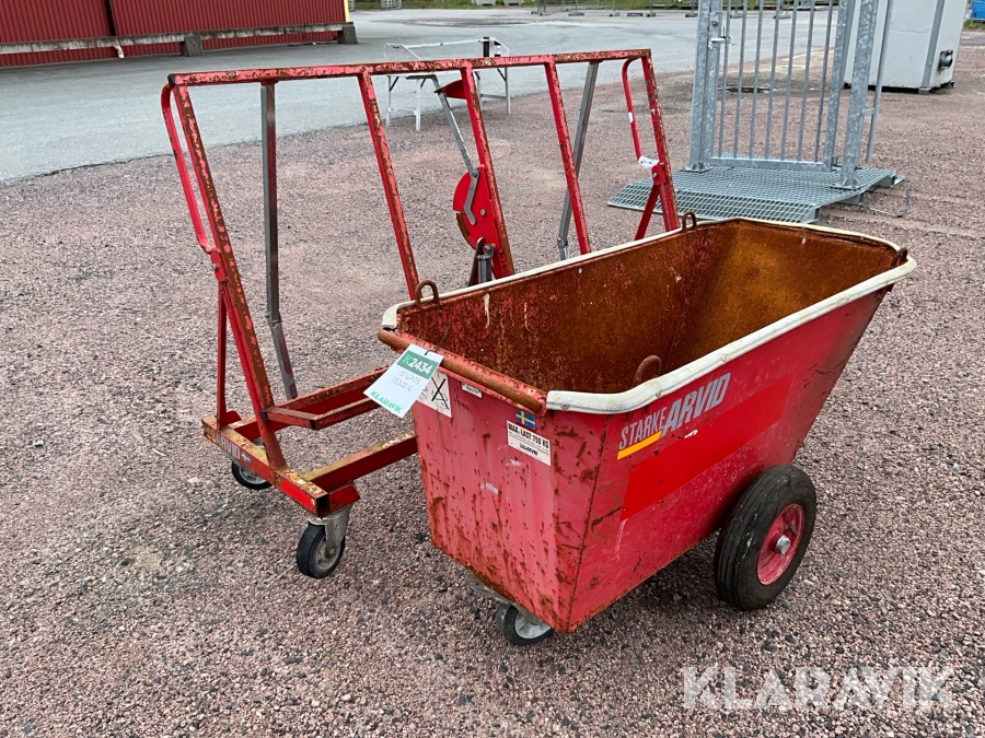 Skivvagn och Fodervagn Starke Arvid 14000-PU / 900