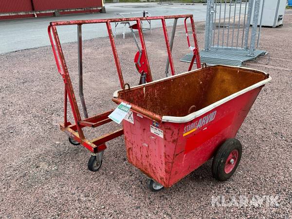 Skivvagn och Fodervagn Starke Arvid 14000-PU / 900
