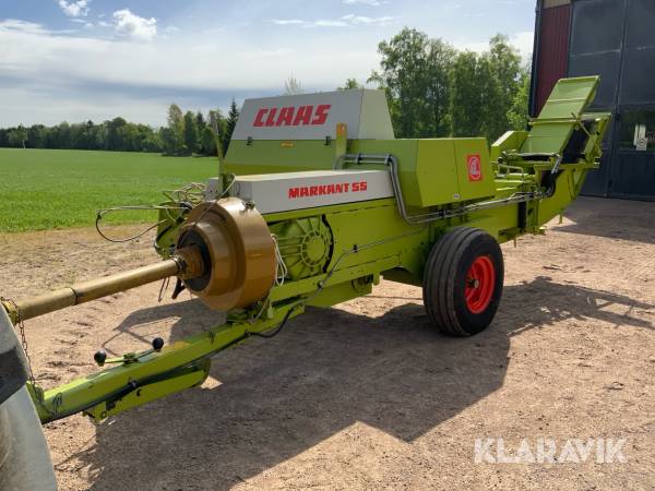 Hårdpress Claas Markant 55 med balkastare