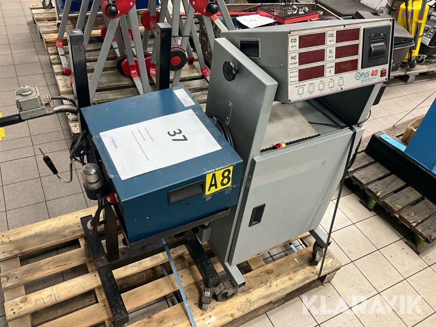 Avgasmätare Hjulspinnare Opus