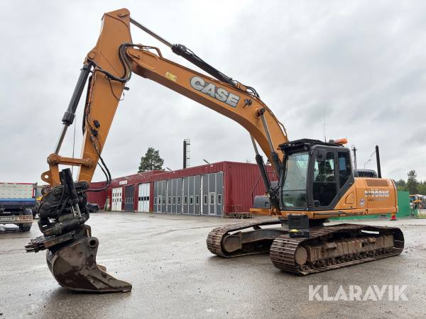 Grävmaskin Case CX 250 C med tiltrotator