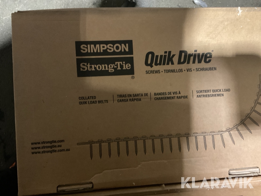 Ankarskruv Quick Drive 5,0x40