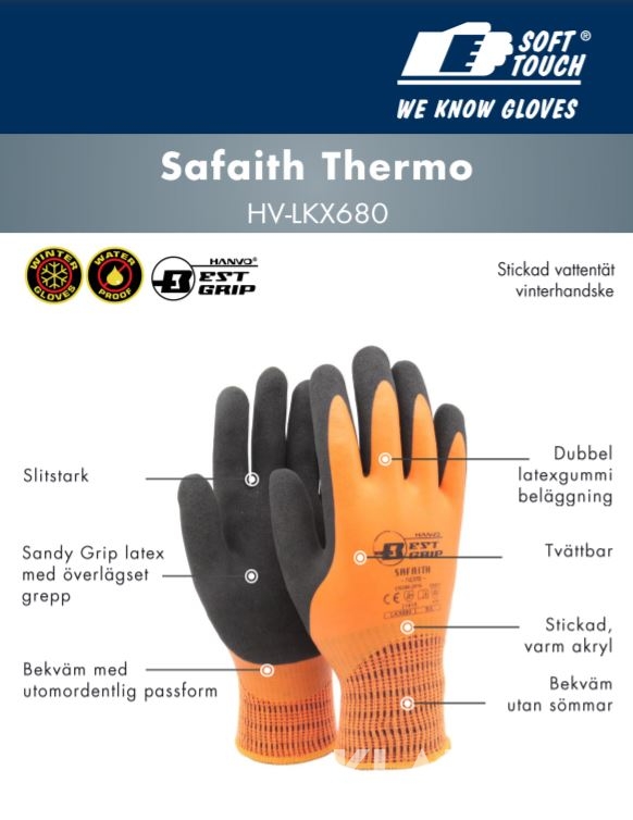 Vinter & Vattentäta handskar 216 par