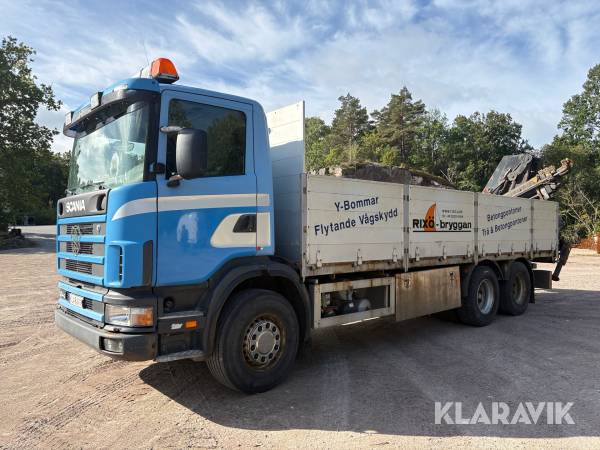 Kranbil Scania R124 G HIAB 195-5