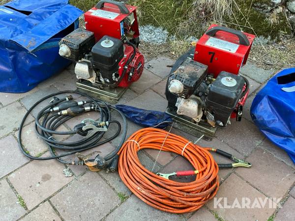 Elverk 2st Genetech GLH30DC med Honda motor GX160 5.5