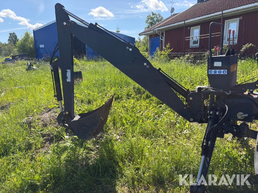 Grävaggregat med trepunktsfäste Kellfri LW09