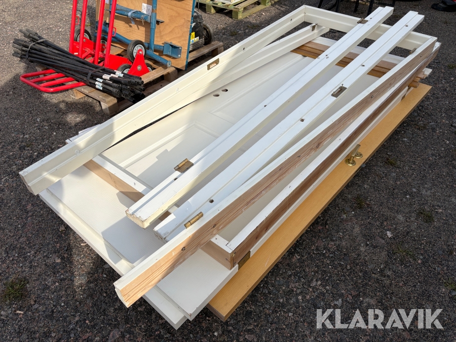 Innerdörr 3st med karm