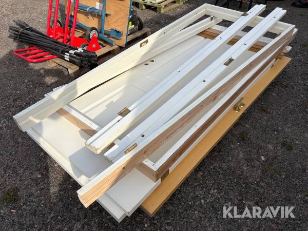 Innerdörr 3st med karm