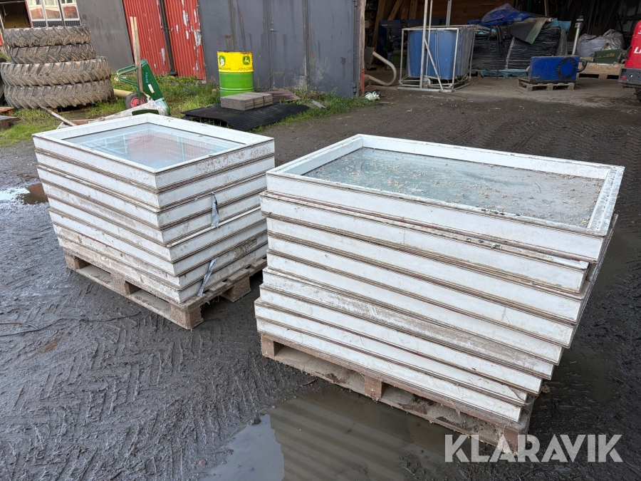 Ladugårdsfönster 1190x770 mm 17 st