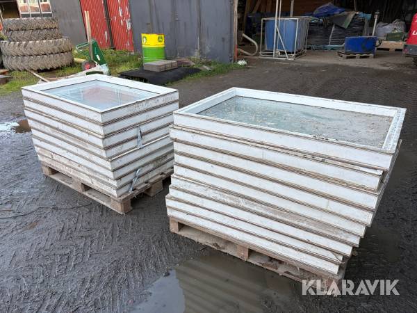Ladugårdsfönster 1190x770 mm 17 st