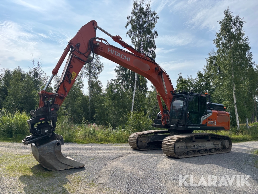 Grävmaskin Hitachi ZX300LC-7 med tiltrotator, grävsystem & redskap