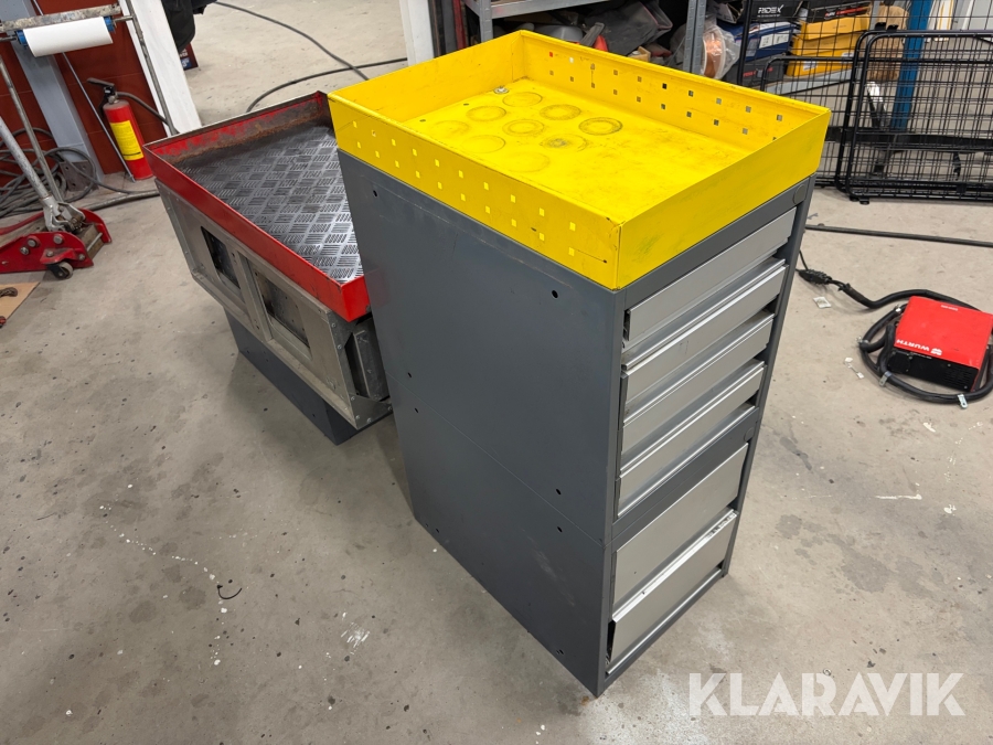 Verktygsinredning till skåpbil Würth