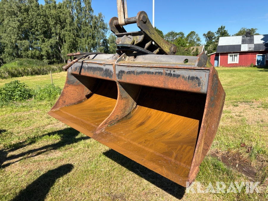 Hydraulisk planeringsskopa med S45-fäste