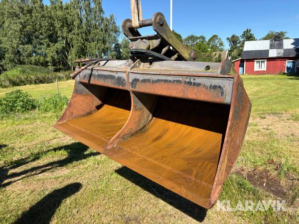 Hydraulisk planeringsskopa med S45-fäste