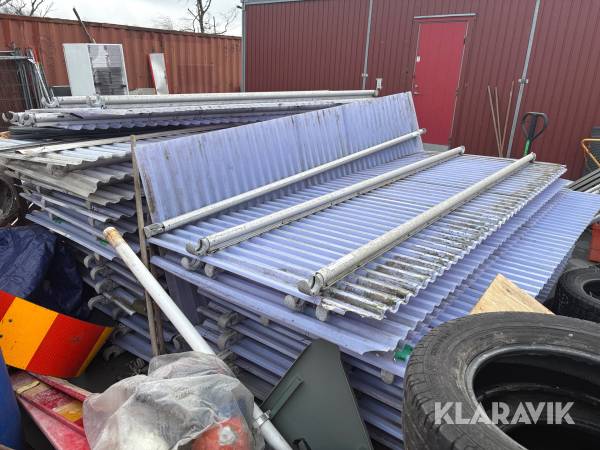 Plasttak för ställning