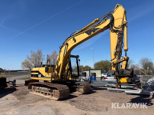 Grävmaskin CAT 318B L med tiltrotator/grip & redskap