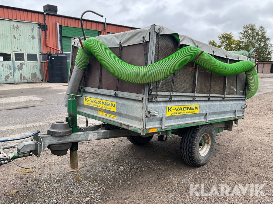Tippvagn med lövsug K-vagnen 2000HT3