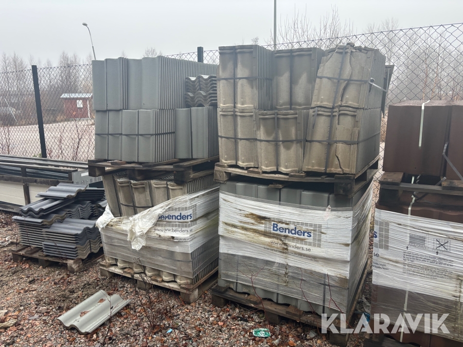 Betongpannor Benders ca 840 st