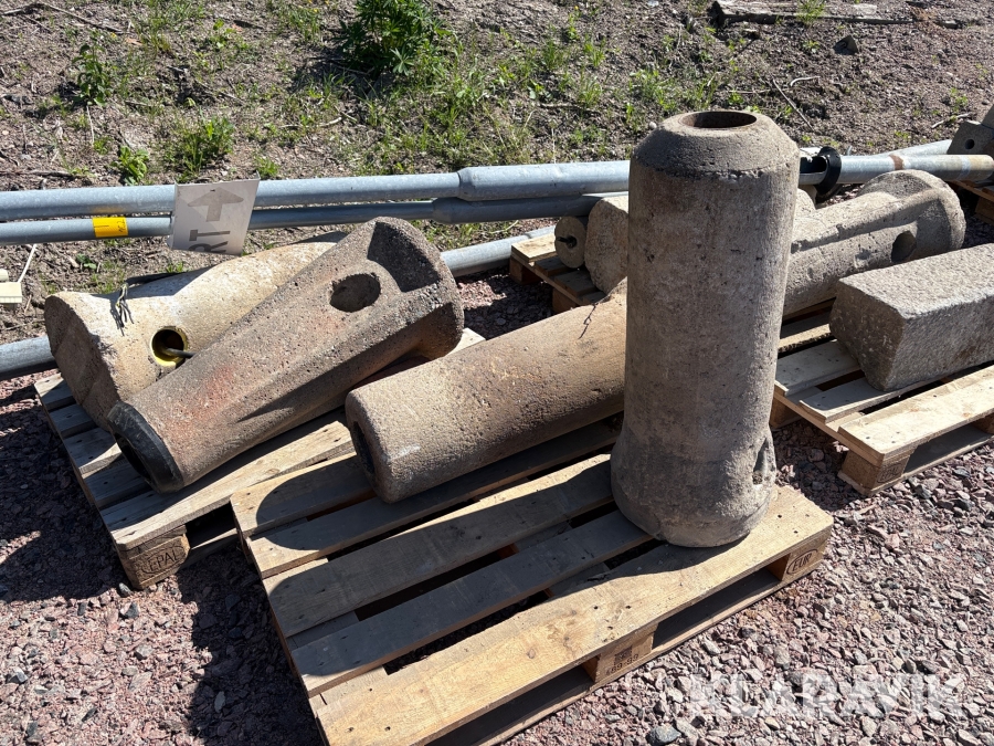 Betongfundament till gatubelysning 7 st