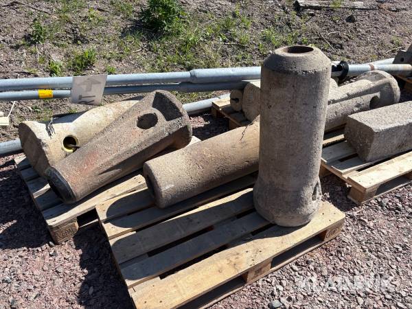 Betongfundament till gatubelysning 7 st