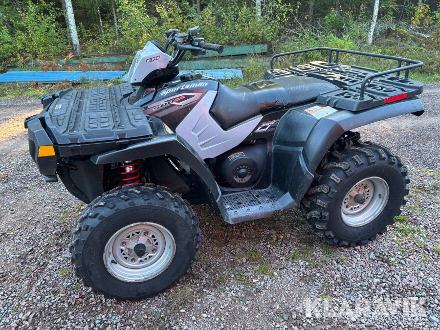 ATV Polaris Sportsman 500 med snöblad
