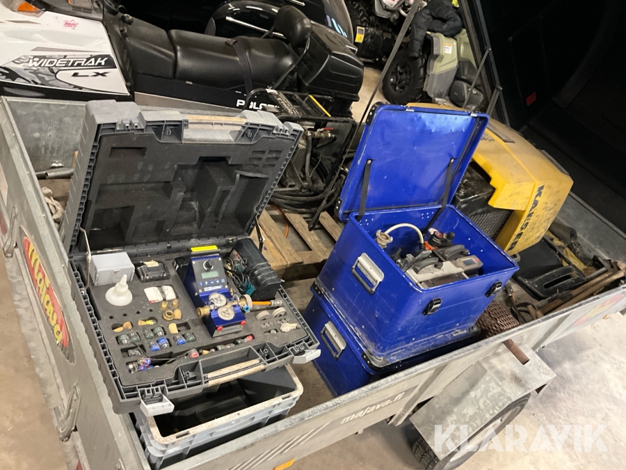 Komplett Fiberblåsutrustning Ultimaz / Minijet E25 / P02 med släp