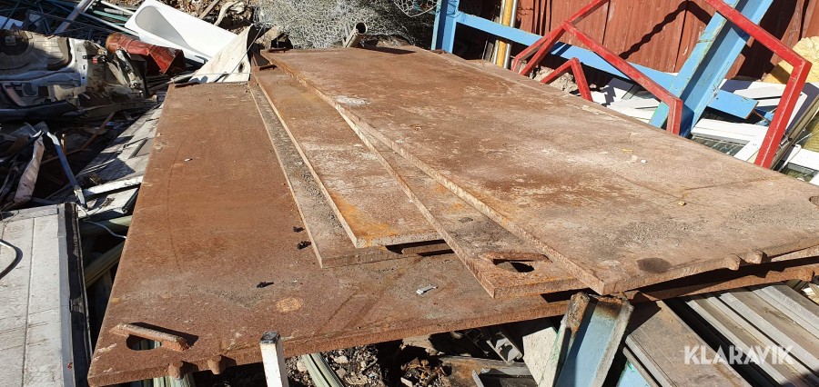 Körplåt / vägplåt 6 stycken