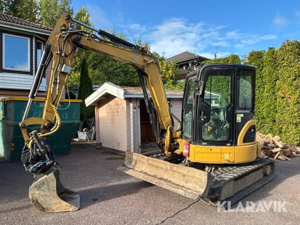 Grävmaskin CAT 304C CR med Smp tiltrotator