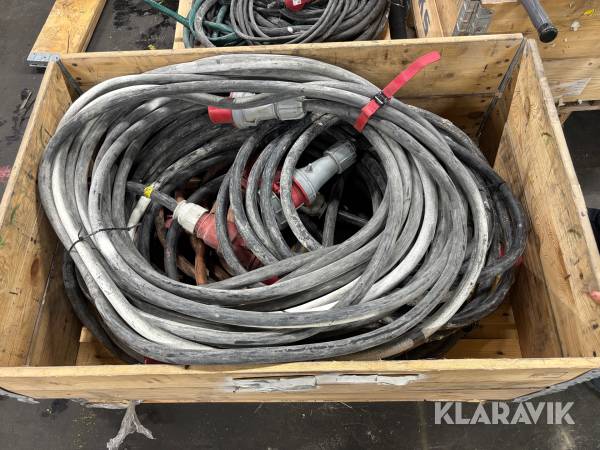 63A kablar olika längder 6st