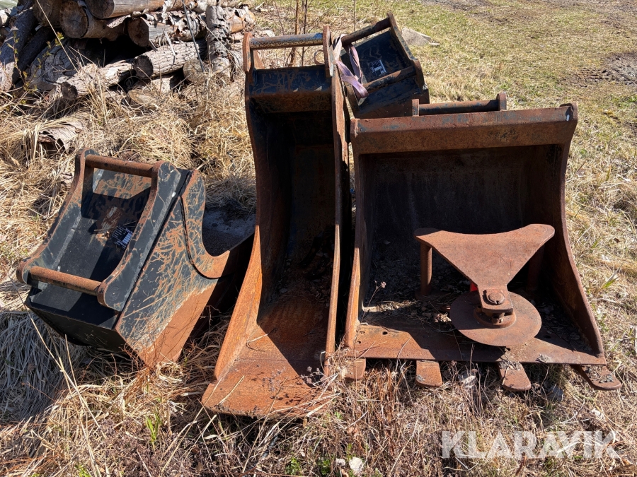 Parti med redskapsfästen S45 Huddig