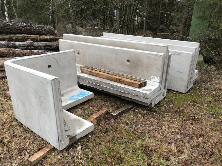 10st L-Stöd / Stödmur (Nya)