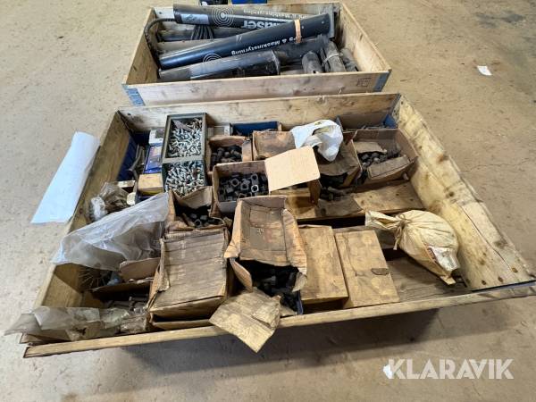 Parti med skruv, bult