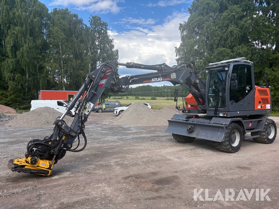 Hjulgrävare Atlas 140 W