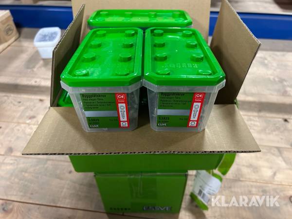 Parti med byggplåtskruv Essve 5,5X25 14 st