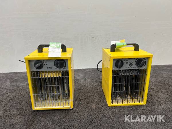 Varmluftsfläkt Amiga 2 kW
