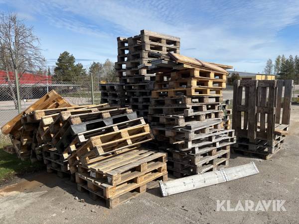 Pallar och pallkragar EPAL med mera