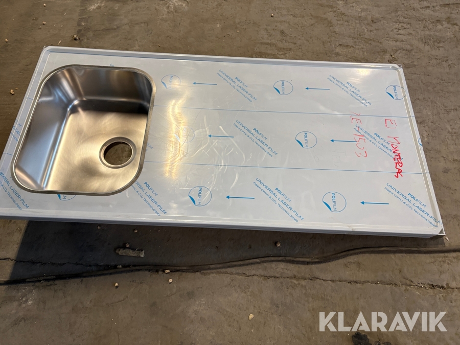 Diskbänkskiva Intra 1200x600mm