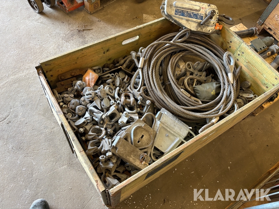 Vajer & vajerlås 1st pall