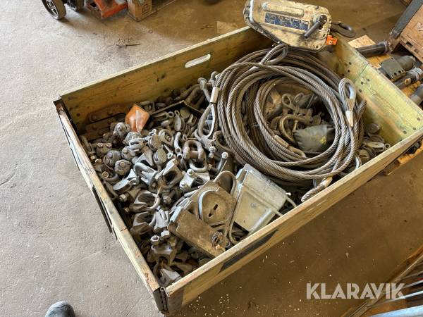 Vajer & vajerlås 1st pall