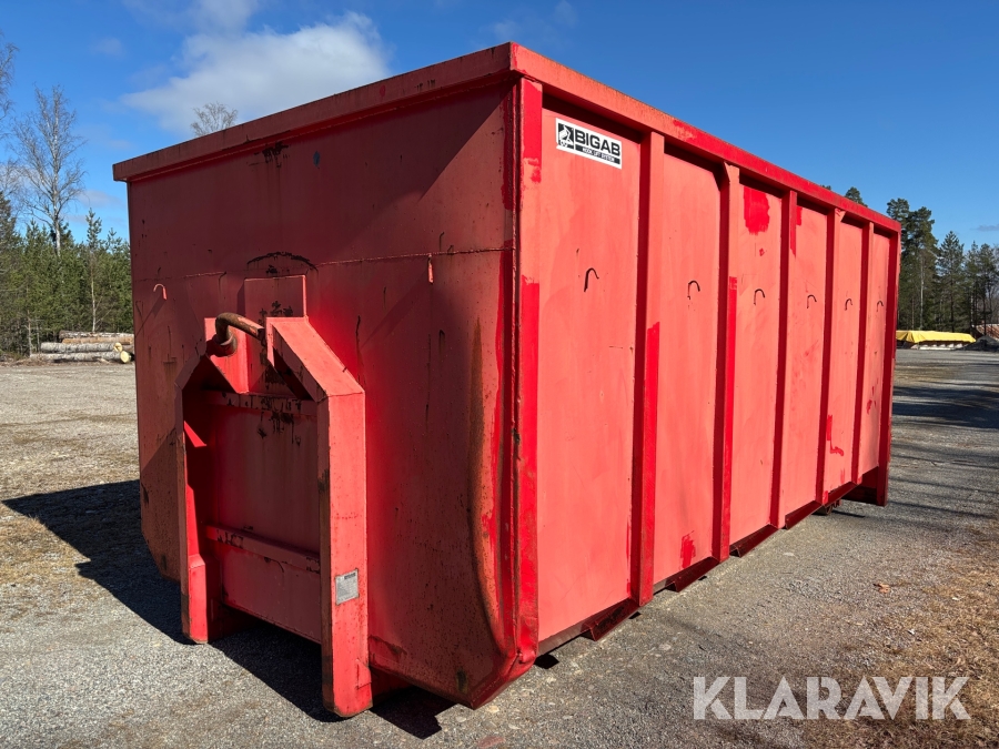 Lastväxlarflak / Container Bigab 00239 22 kubik