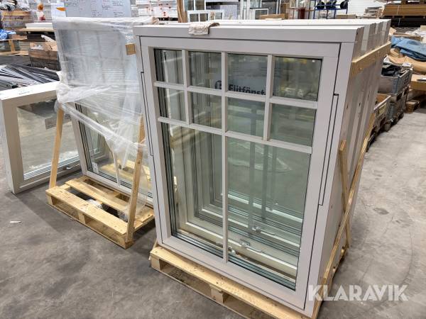 3-glas fönster Elitfönster 980x1280mm aluminiumbeklätt,  5 st
