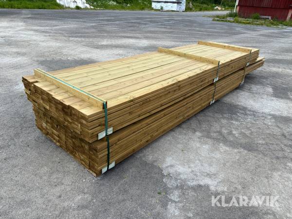 Tryckimpregnerad trall 28x120 670m