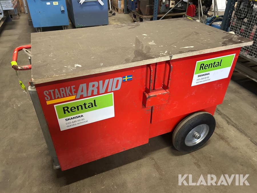 Verktygsvagn Starke Arvid 36300 med bänkskiva